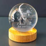 Нічник скляна куля Love 8 см - Pobut