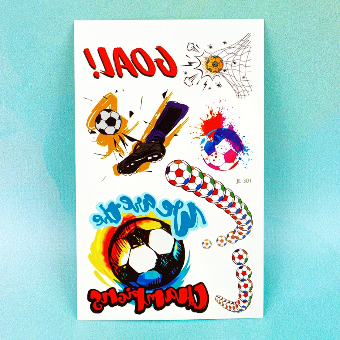 Дитячі перекладні татуювання Футбол JE-301