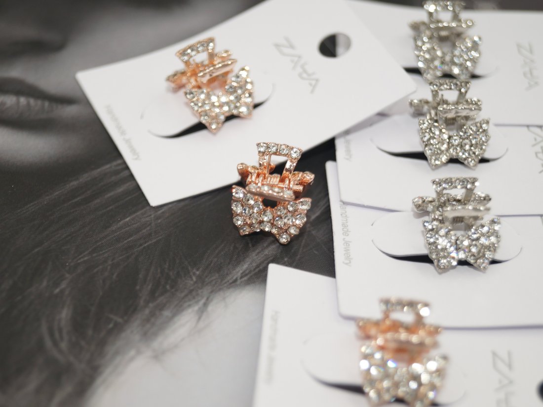 Металеві краби для волосся. &quot;ZAYA&quot; 1.5 см.