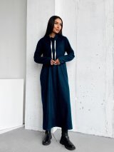 Сукня-кежуал з розрізами INNOE 270395-15 Синій - Innoe