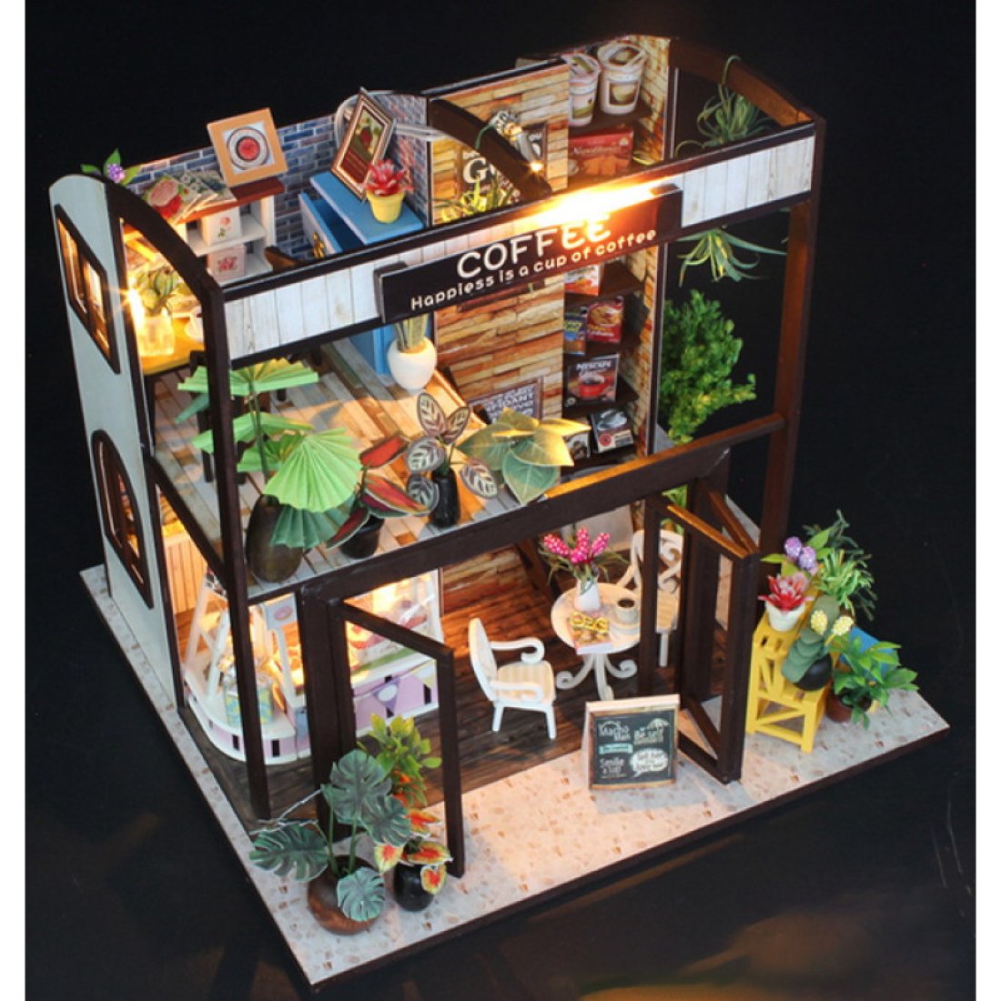 Румбокс DIY House конструктор кафе для самостійної збірки Coffee - Pobut