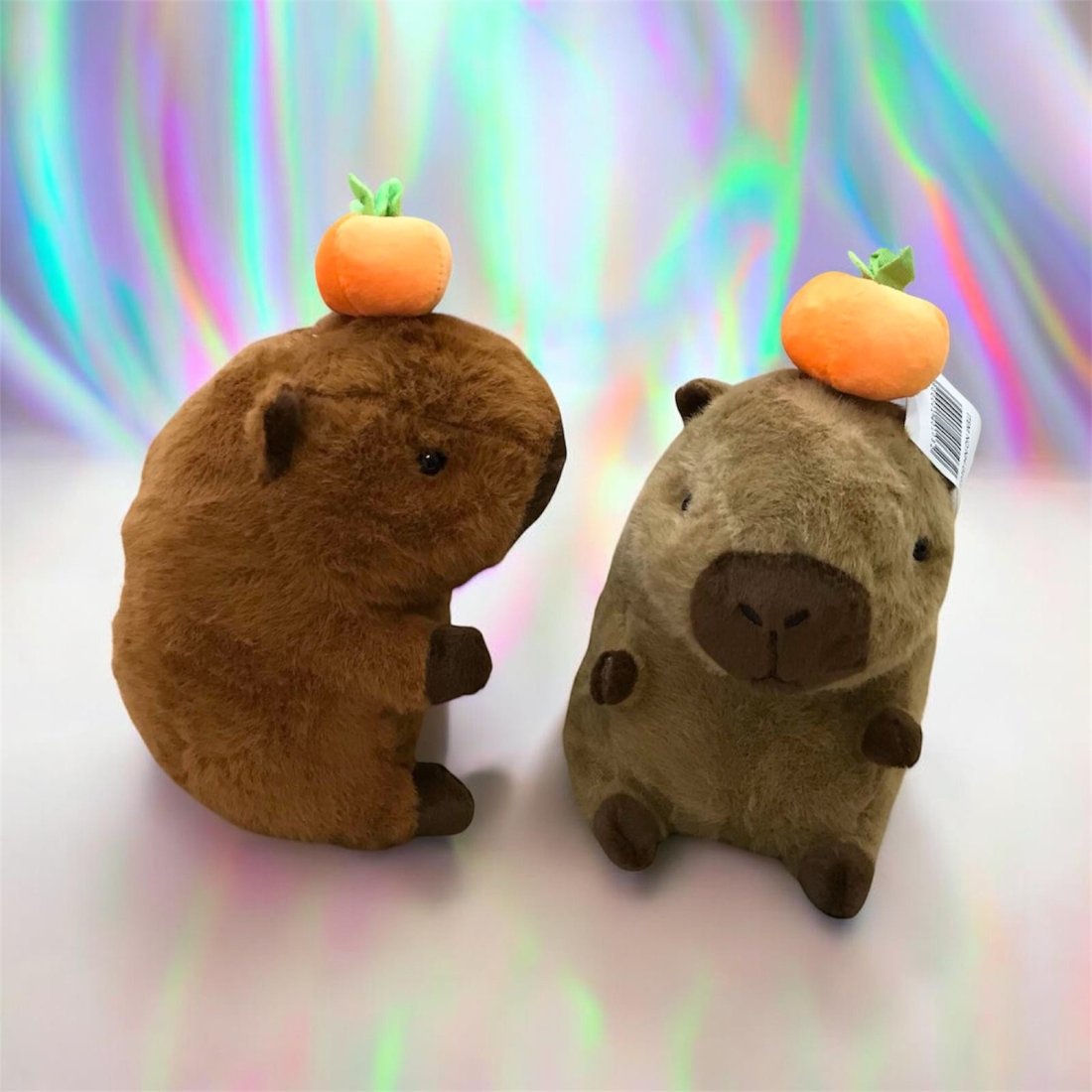 Капибара с мандаринкой 25см оптом, фото 1238