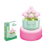 3D конструктор «Рожевий кактус» 50 деталей