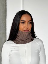 Жіночий зимовий бафф “Classic Knit” INNOE 950642-1 Капучино - Innoe