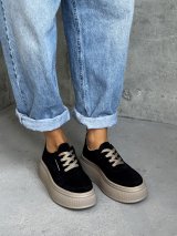 Кросівки casual чорний замш INNOE 777565-1 Чорний