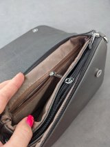 Стильна жіноча сумка з екошкіри INNOE 353902-1 Темно-сірий - Купити