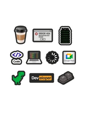 Набір змінних патчів-стікерів на липучці Developer Mode (Режим розробника) від Family story - Купити