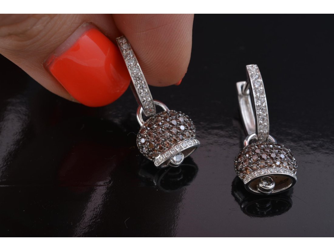 Сережки у стилі Chantecler &quot;Маленький дзвіночок&quot;, срібло