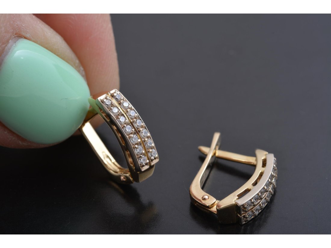 Сережки "Доріжка"