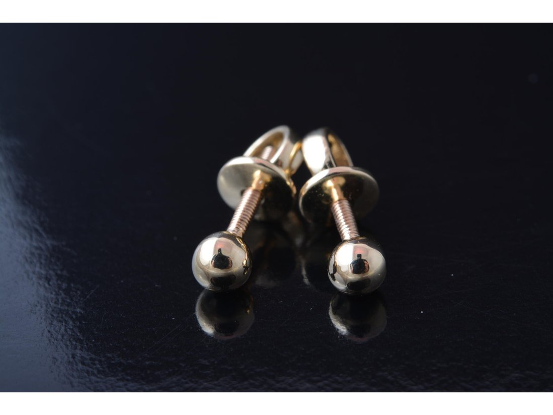 Сережки &quot;Кульки&quot; на закрутках