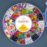 Набір намистин для плетіння браслетів Ромашка 17 см