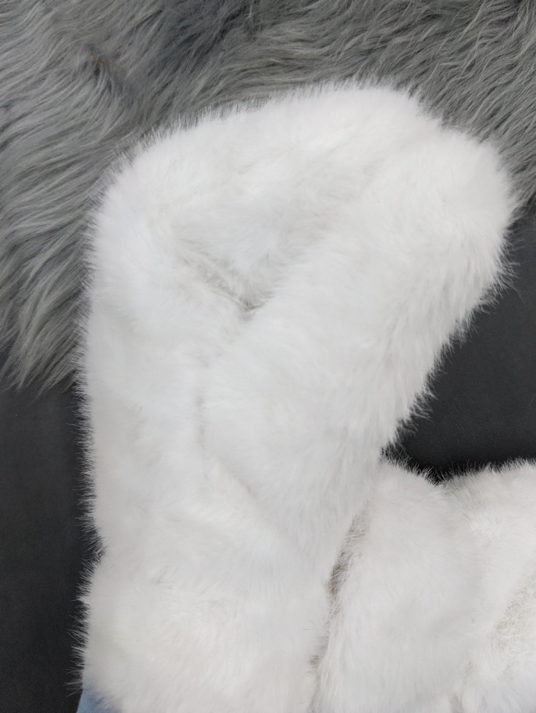 Ультрам’які хутряні рукавички INNOE 85005-2 Білий - Купити