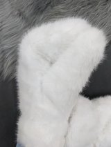 Ультрам’які хутряні рукавички INNOE 85005-2 Білий - Купити