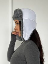 Шапка-вушанка жіноча “Winter Comfort” INNOE 950002-1 Білий