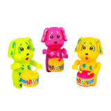 Пластиковий заводний, звуковий Собачка 12 см