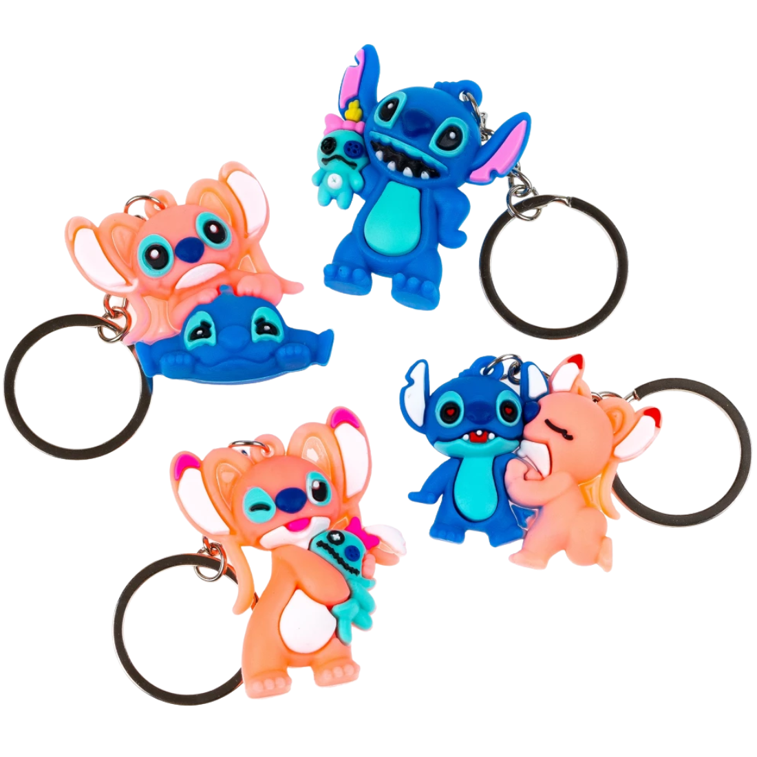 Брелоки гумові Ушастики кольорові 12 штук