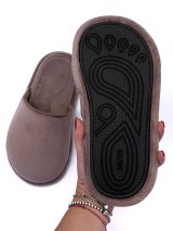 Анатомічні домашні капці Family story кольору какао з молоком із закритим Barefoot носком - Family Story