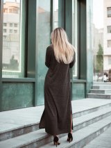 Сукня в стильний принт INNOE 270395-15 Темно-сірий