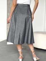 Спідниця з додаванням люрексової нитки 300016-1 Срібний