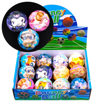 М'яч стрибунець мікс із мультиків 6 см - Купити