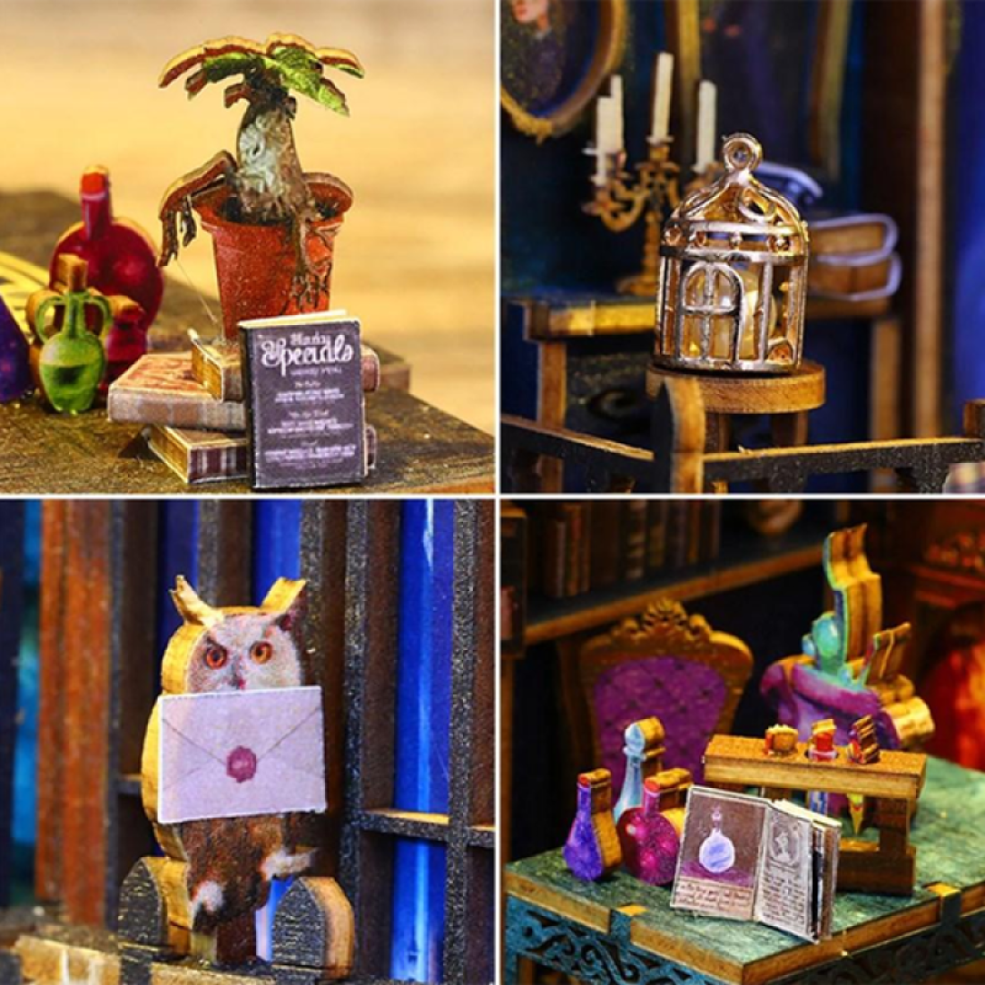 3D Бук Нук Магічний магазин Magic Market Book Nook Румбокс