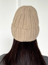 Тепла шапка з м’якої пряжі крупної в’язки INNOE 950234-1 Фрез