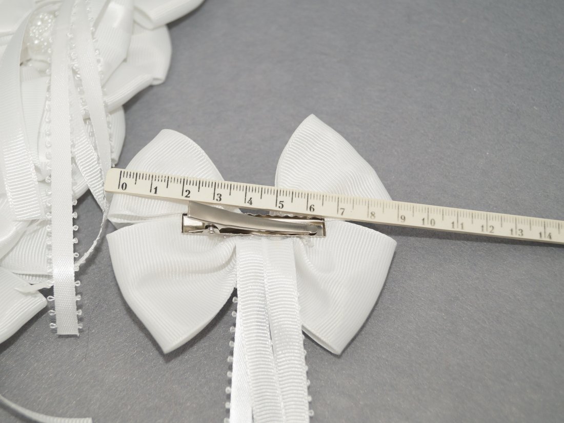 Бантики на затиску. 9 см. - Кристалік