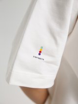 Футболка стану Щастя з принтом "Джерело Щастя" білого кольору