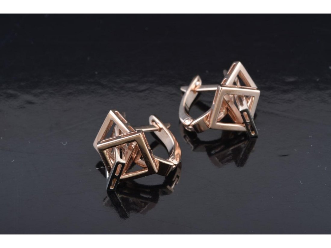 Сережки "Геометрія" - Фото1 Сережки "Геометрія"