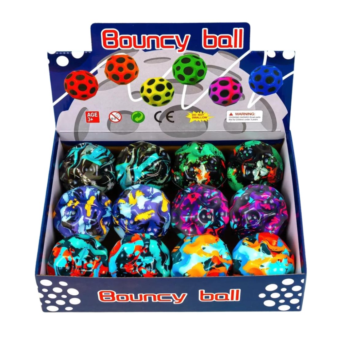 М'яч стрибунець Gravity ball графіті 7 см