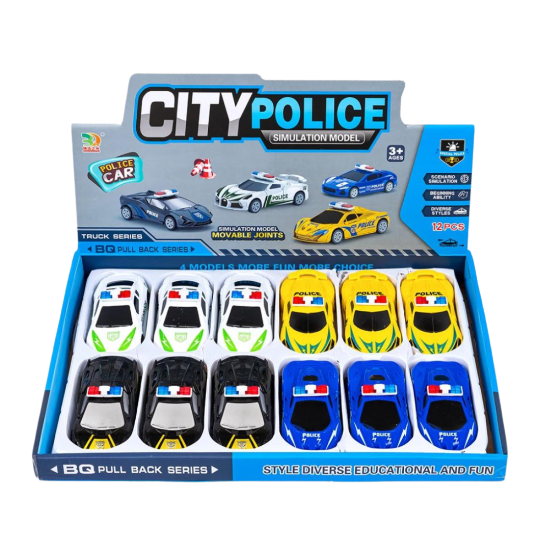 Машинки інерційні Поліція 10,5 см