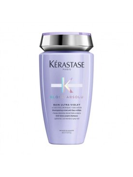 Kerastase Blond Absolu Bain Ultra-Violet - Фіолетовий шампунь-ванна, що нейтралізує жовті півтони волосся, 250 мл - Купити