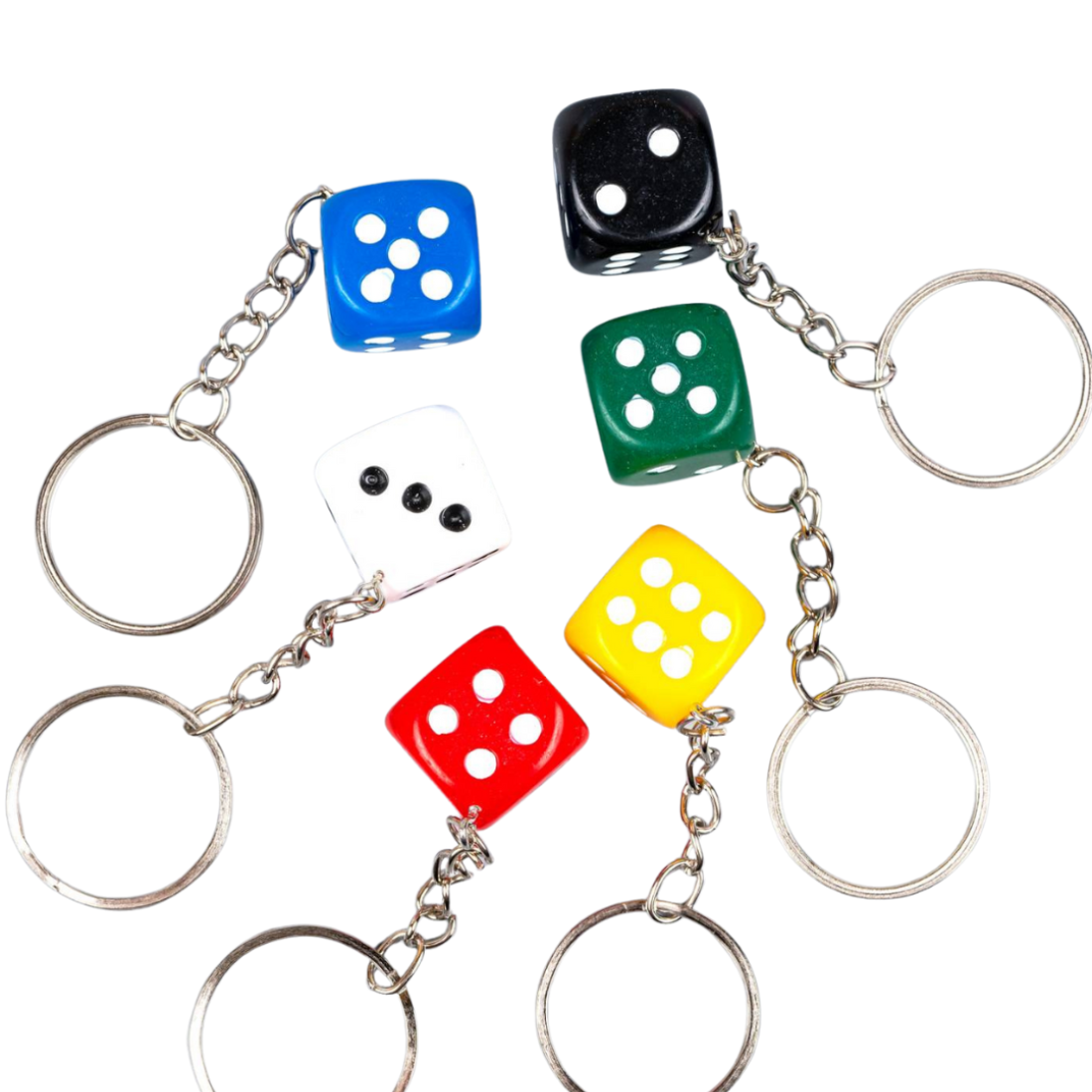 Брелок гральні кубики пластик 8,5 см