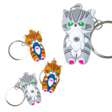 Брелоки гумові Незадоволені Коти 10 см
