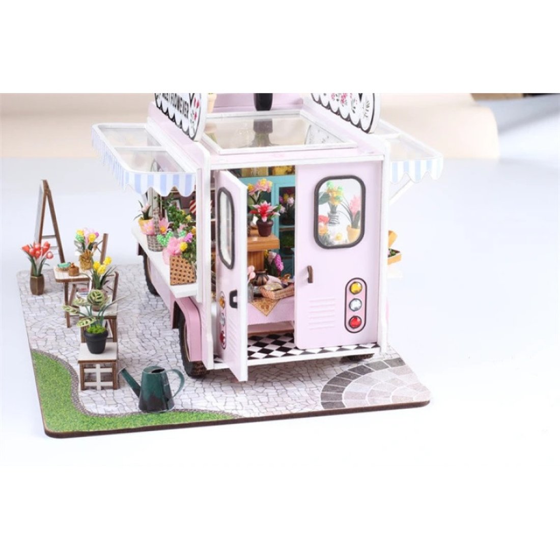 Румбокс Квіткова машинка конструктор Meet Flower Car + купол