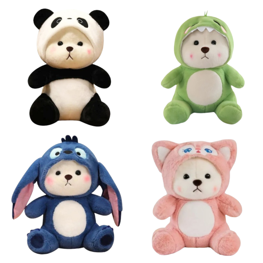 М'яка іграшка ведмежав одязі 50 см в асортименті