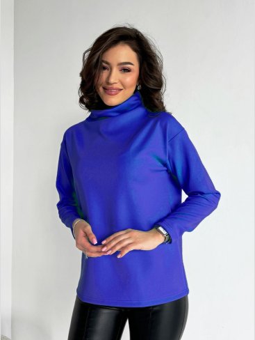 Гольф однотонний жіночий INNOE 230208-23 Електрик - Купити