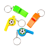 Брелоки пластикові Свистки Футбол 12 штук