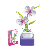 3D конструктор квітка «Орхідея Фаленопсис» 138 деталей 16 см