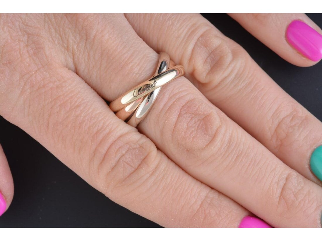 Обручка потрійна у стилі Cartier - Фото4 Обручка потрійна у стилі Cartier