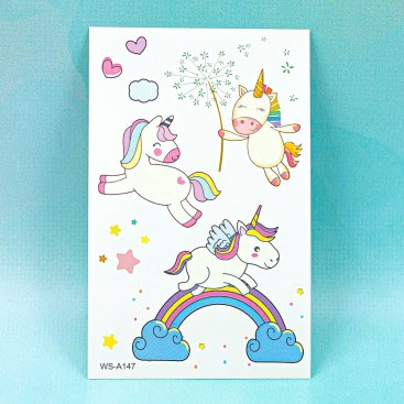 Дитячі татуювання Єдинороги WS-A147 - Купити