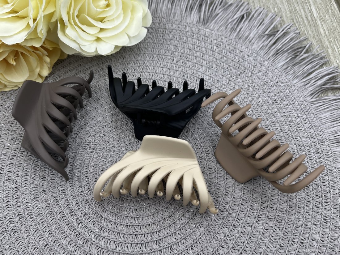 Краби для волосся. Французький пластик. 9 см