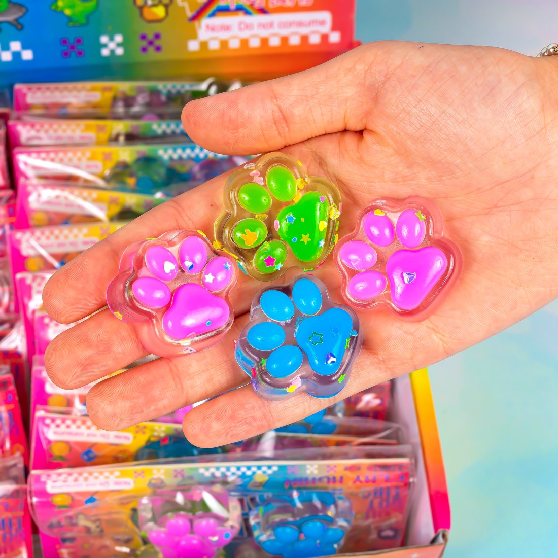 Антистрес чотири Лапки з присипкою 3,5 см - Pobut