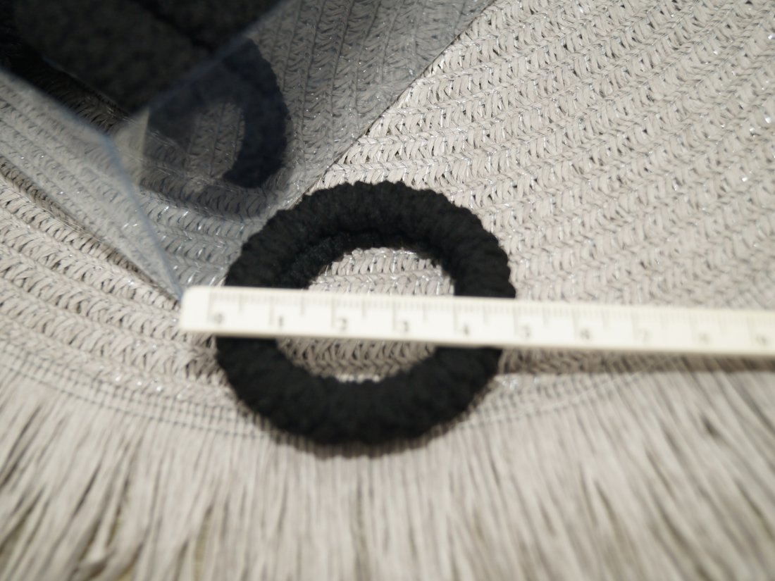 Резинки для волосся, в коробочці. 5 см. - Кристалік