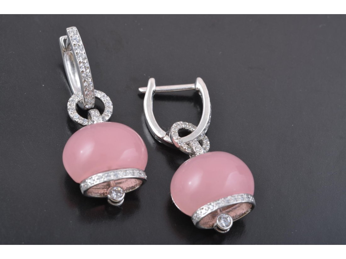 Сережки-дзвіночки у стилі Chantecler, срібло