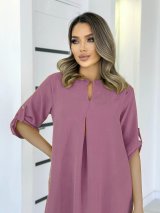 Жіночна сукня вільного крою довжини міді 270577-1 - Купити