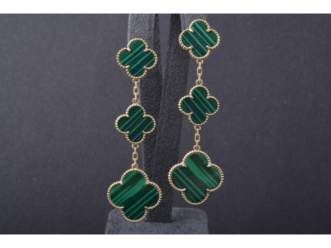 Сережки у стилі Van Cleef - Фото3 Сережки у стилі Van Cleef - Купити