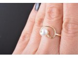 Каблучка з перлиною
