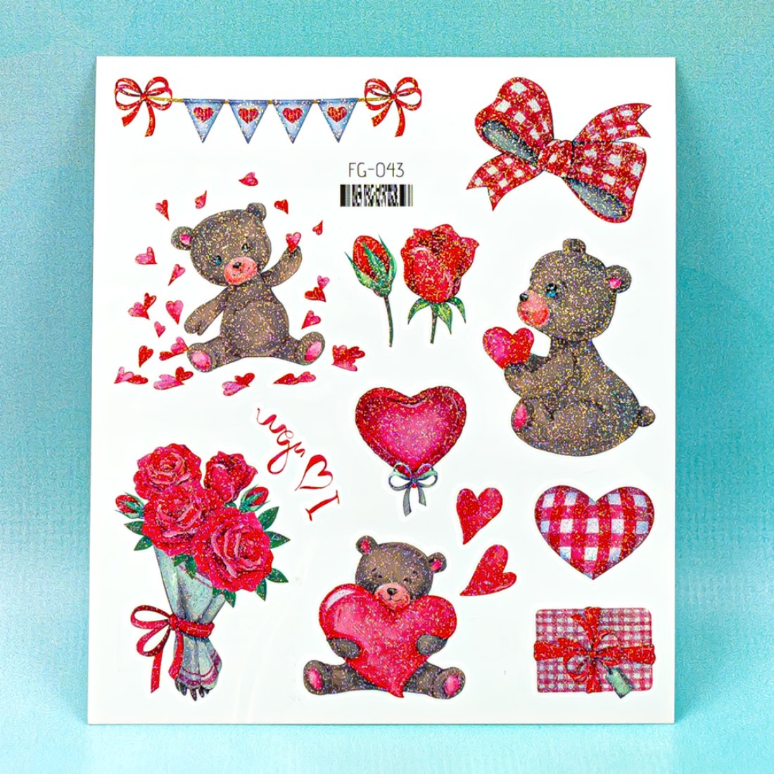 Дитячі тату з блискітками Мікс FG-043