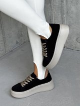 Кросівки casual чорний замш INNOE 777526-2 Чорний
